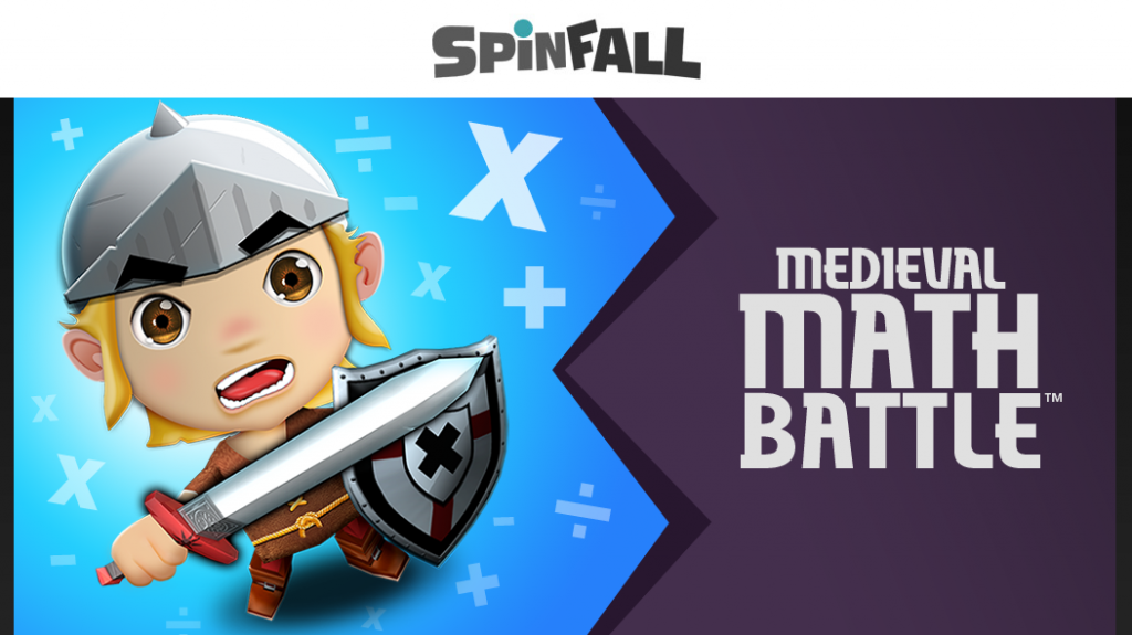 spinfall main game math battle
