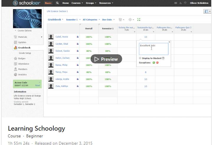 Schoology how to use image